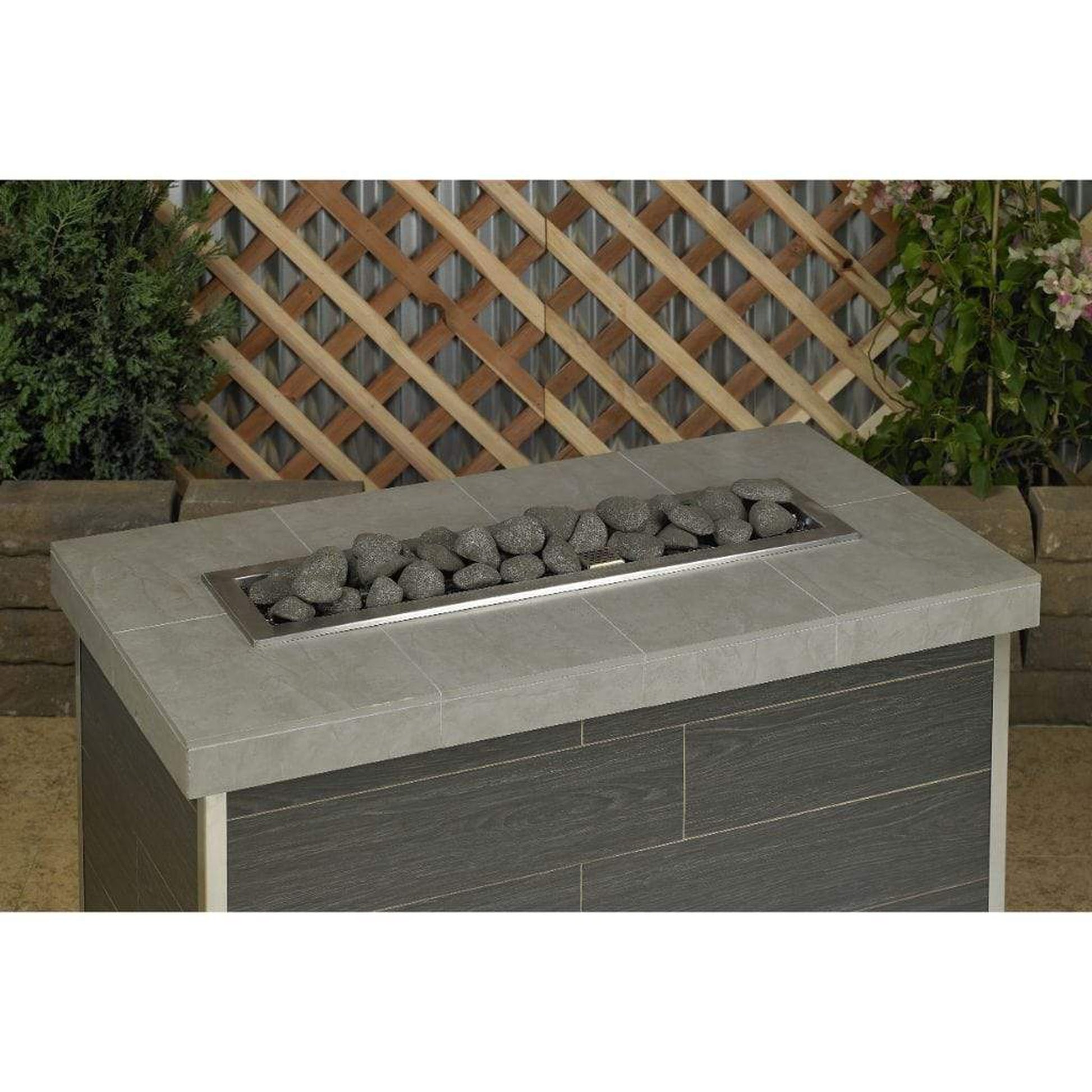 American Fireglass Thunder Gray Lite Stones Set - 15 Stone Set