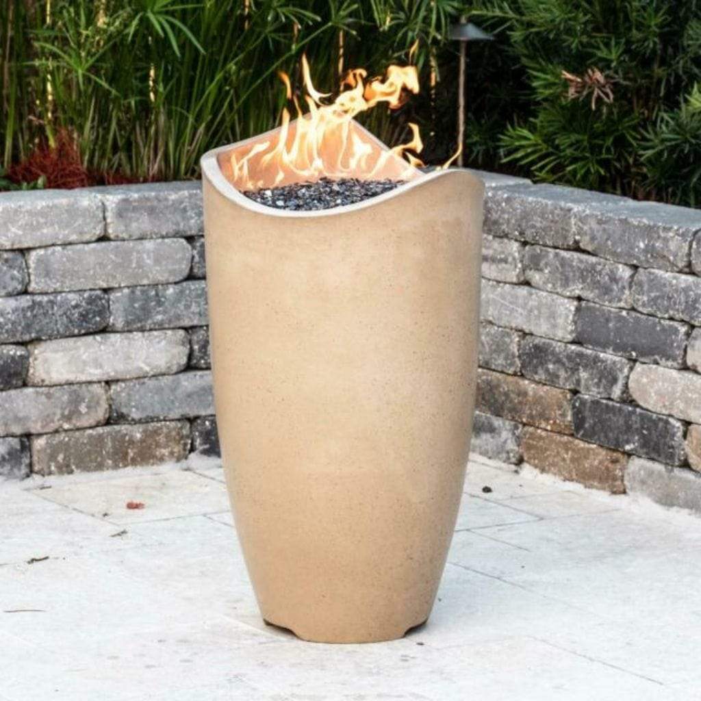American Fyre Designs 20" Wave Gas Fire Urn with Access Door - US Fireplace Store