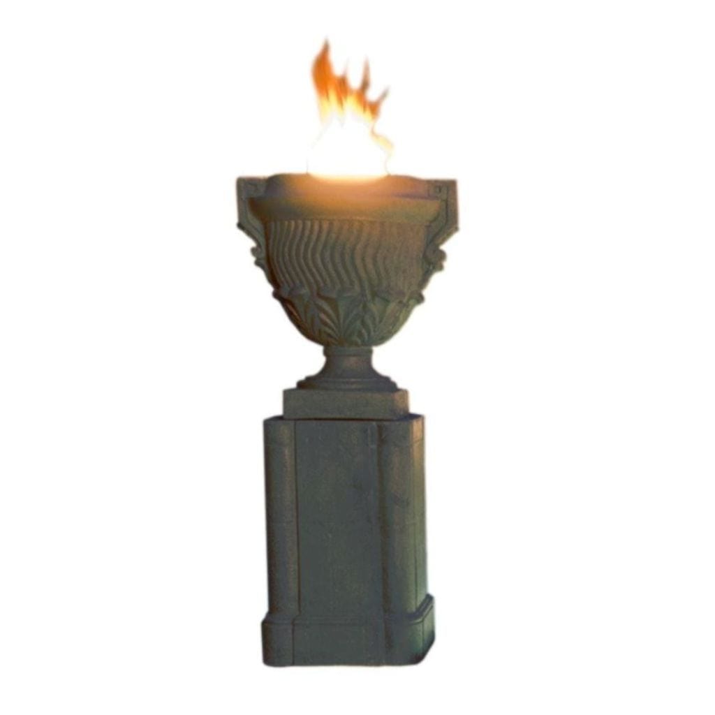 American Fyre Designs 26" Piage Gas Fire Urn and Pedestal