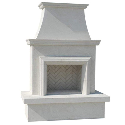 American Fyre Designs 67" Contractor's Model with Moulding Vent Free Recessed Hearth and Body Gas Fireplace
