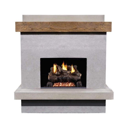 American Fyre Designs 68" Brooklyn Smooth Vent Free Outdoor Gas Fireplace