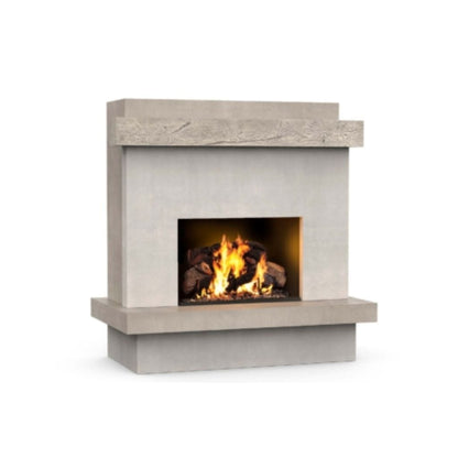 American Fyre Designs 68" Brooklyn Smooth Vented Outdoor Gas Fireplace