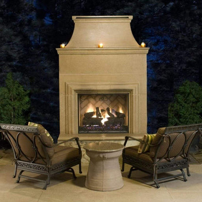 American Fyre Designs 76" Cordova Vent Free Freestanding Gas Fireplace