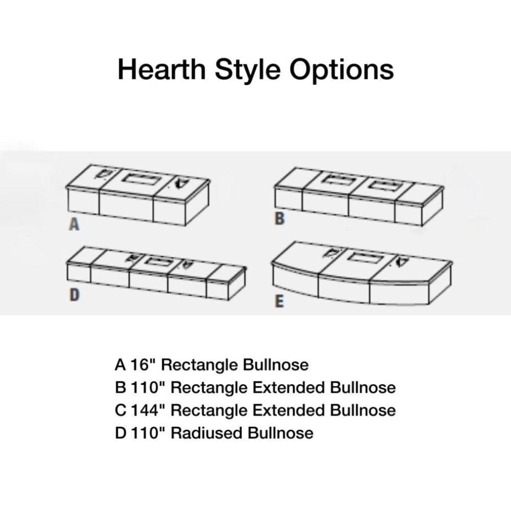 American Fyre Designs 76" Cordova Vent Free Recessed Hearth and Body Gas Fireplace