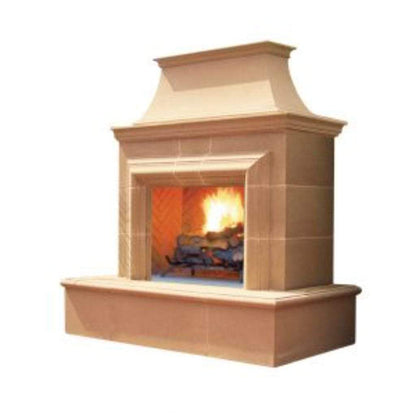 American Fyre Designs 76" Reduced Cordova Vent Free Freestanding Gas Fireplace