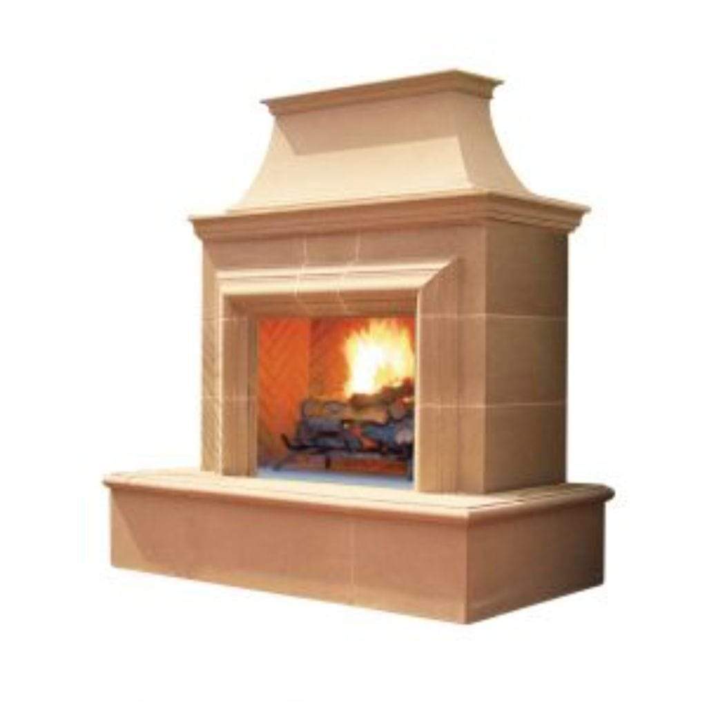 American Fyre Designs 76" Reduced Cordova Vented Freestanding Gas Fireplace
