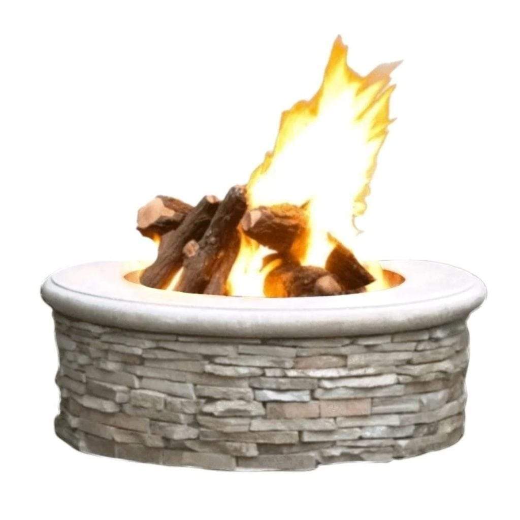 American Fyre Designs Contractor's Model 39" Round Gas Fire Pit