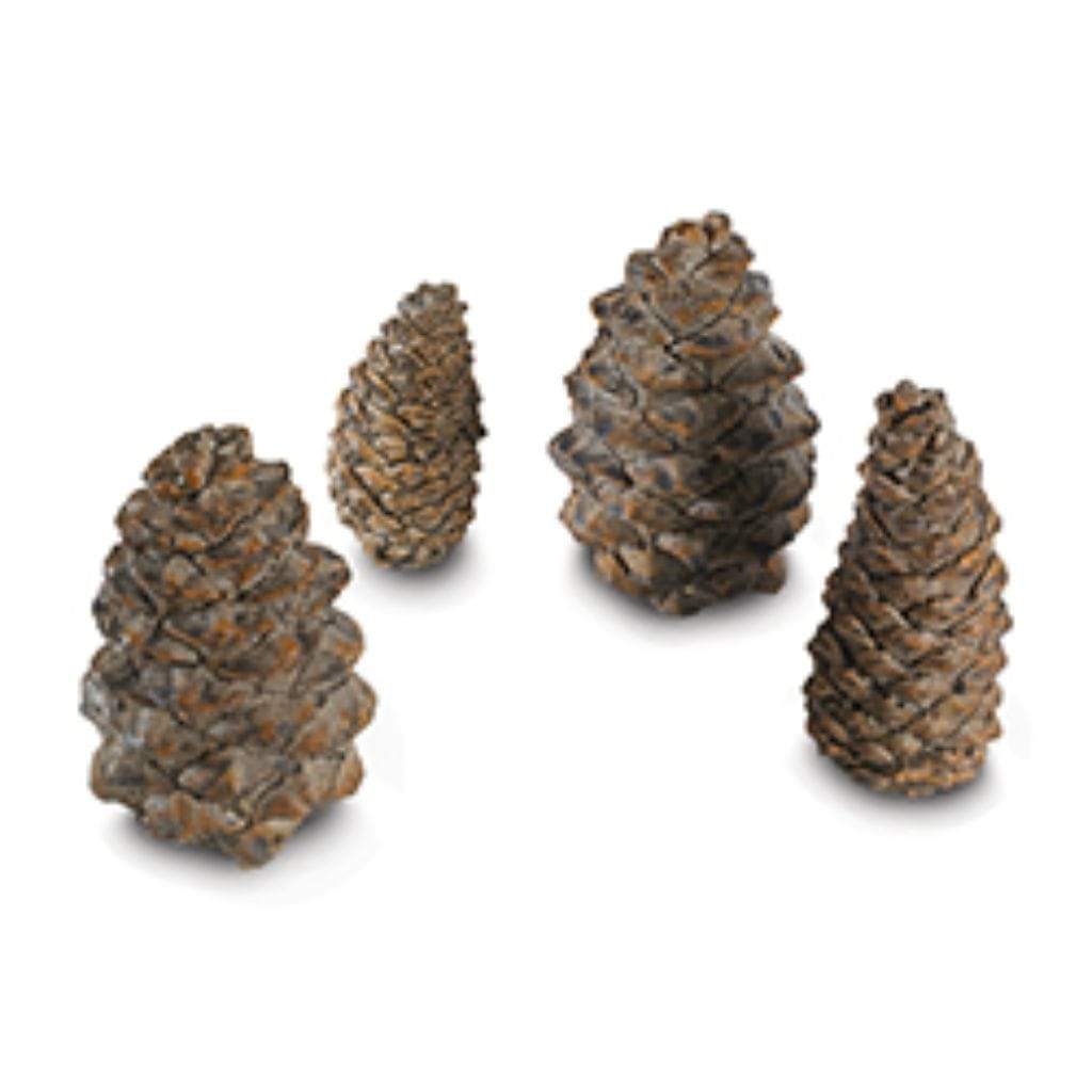 American Fyre Designs Designer Pine Cones Outdoor Gas Log Set