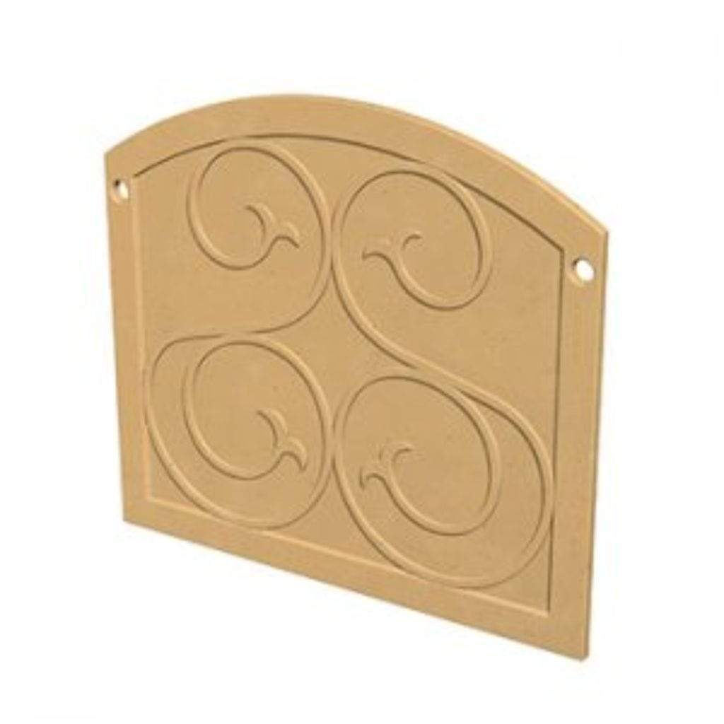 American Fyre Designs GFRC Square Protector Plate Fireplace Covers