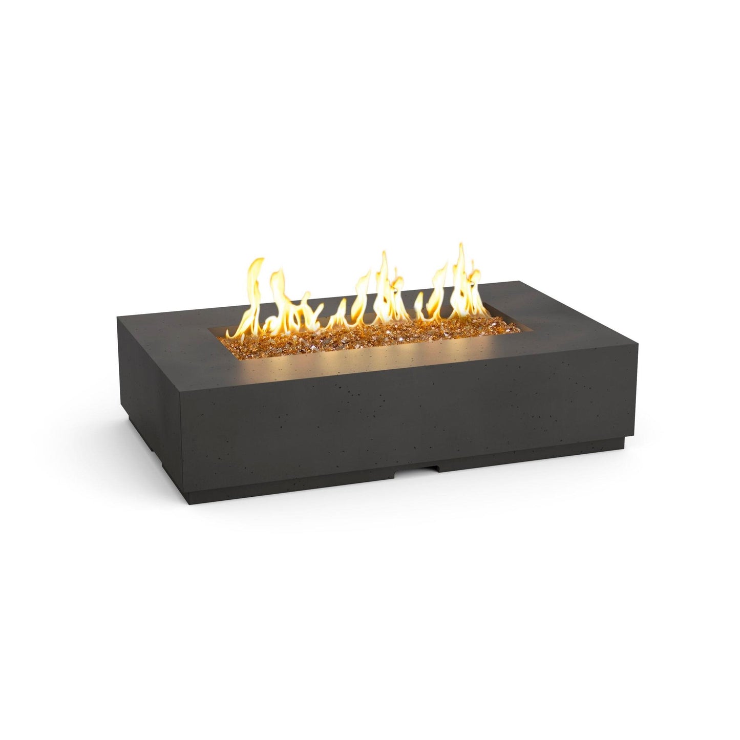 American Fyre Designs Legend 60" Black Lava Liquid Propane Firetable with FyreStarter Bluetooth Control