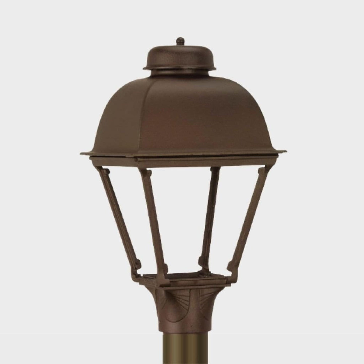 American Gas Lamp Works 10" 2000H Washington Aluminum Post Mount Residential Electric Light Head