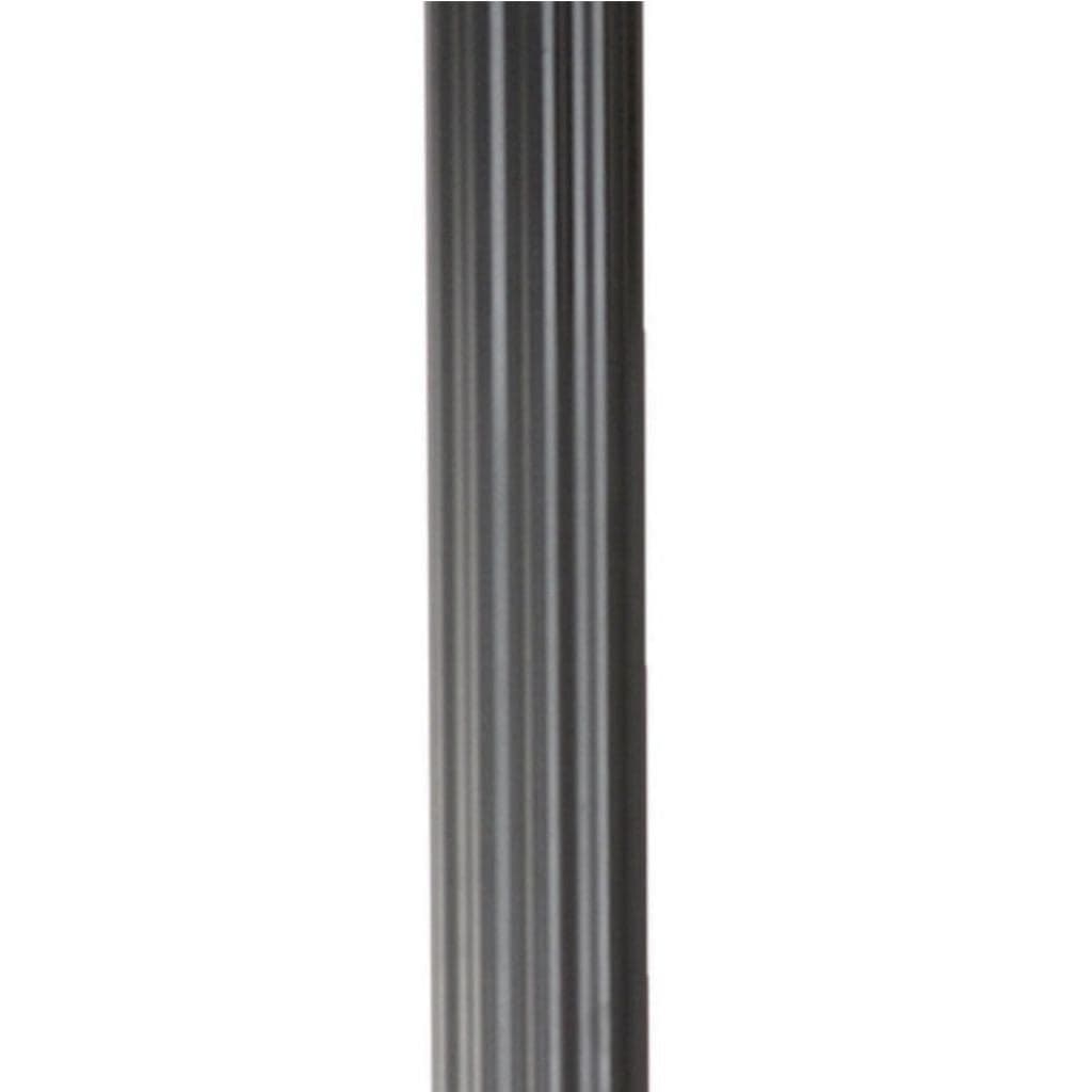 American Gas Lamp Works 100" EP123 Oakmont Aluminum Bolt Down Post Base with 3" OD Fluted Aluminum Post