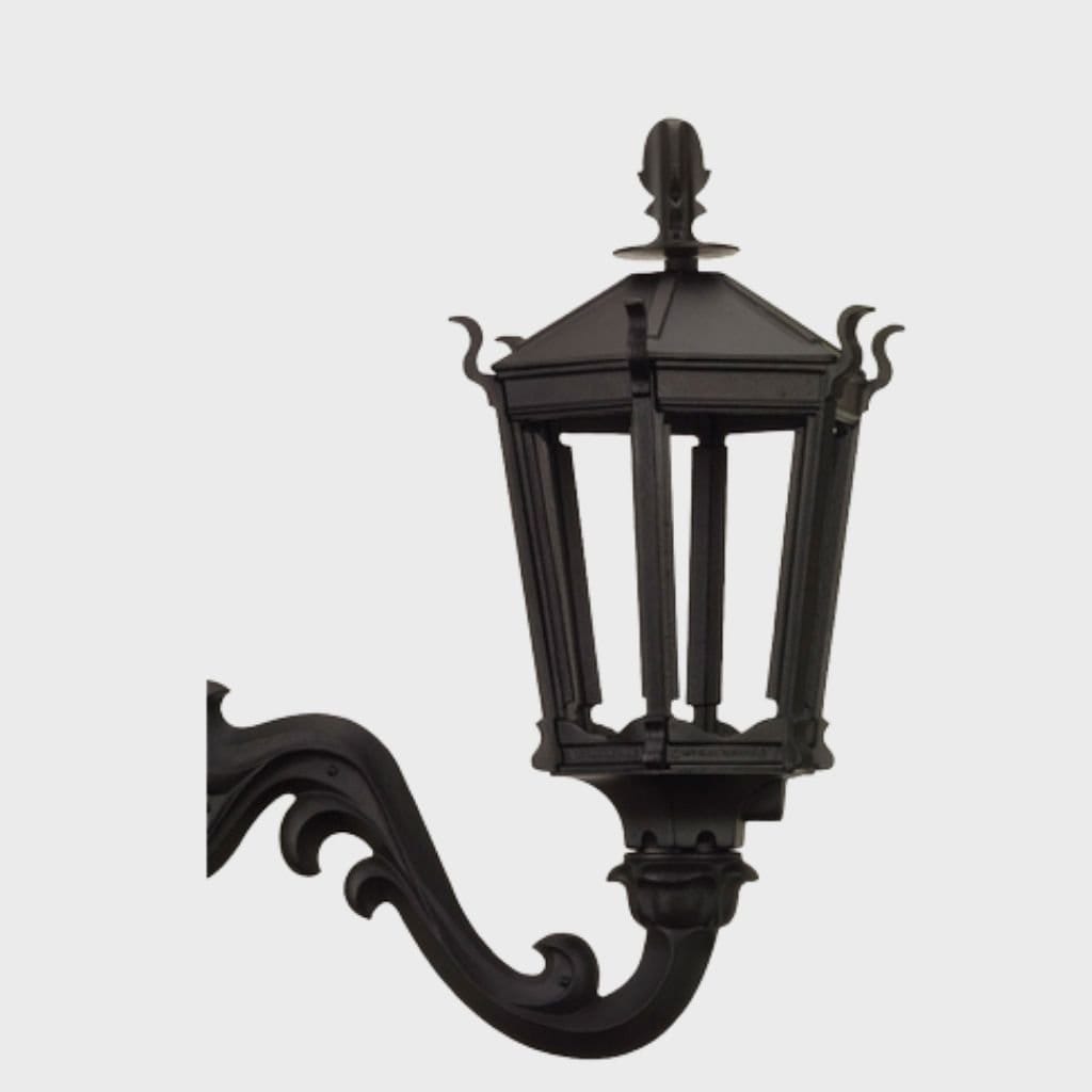 American Gas Lamp Works 13" 2900W Gothic Aluminum Wall Mount Residential Gas Light Head