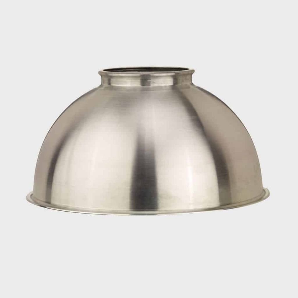 American Gas Lamp Works 14" D3A Natural Spun Aluminum Dome for Boulevard Lamp