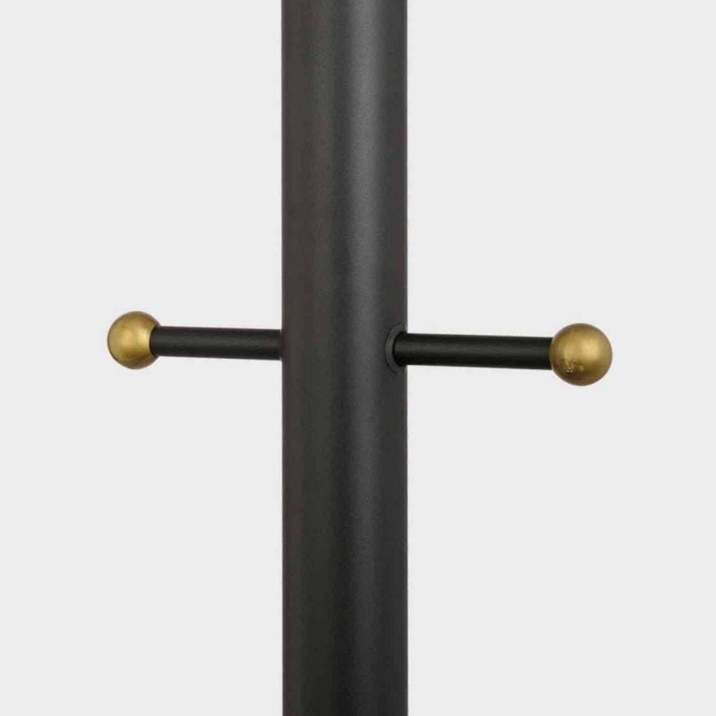 American Gas Lamp Works 15" LR1/LR2 Plastic Ladder Rest with Ornamental Balls for 3" OD Posts