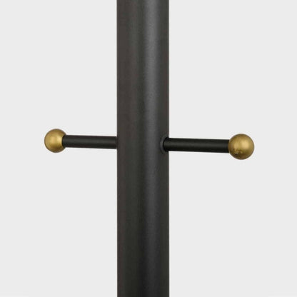 American Gas Lamp Works 15" LR3 Galvanized Steel Ladder Rest with Ornamental Balls for 3" OD Posts