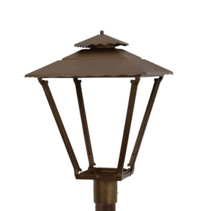 American Gas Lamp Works 18" 3701H Old Allegheny Aluminum Post Mount Mid-Size Electric Light Head