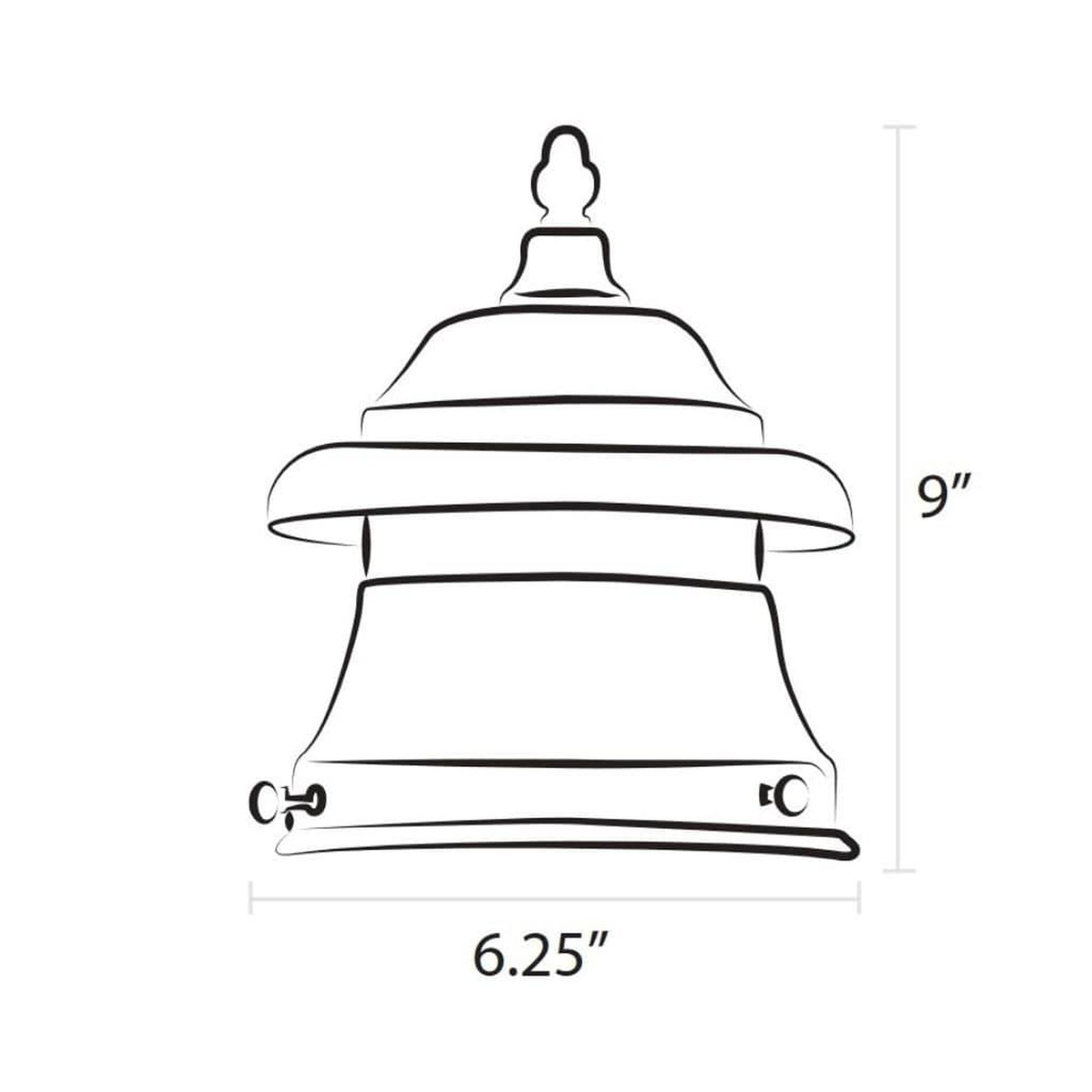 American Gas Lamp Works 6" VTP Powder Coated Spun Aluminum Ventilator