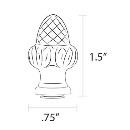 American Gas Lamp Works Acorn Lamp Finial