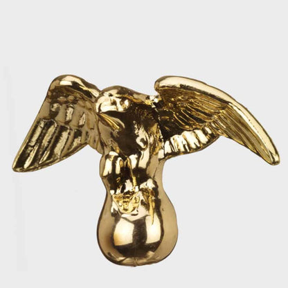 American Gas Lamp Works Bavarian 1200W 21" Charcoal Gray Residential Wall Mount Aluminum Propane Gas Lamp With Triple Inverted Gas Mantle Light Assembly, Beveled Tempered Glass Panes and Brass Plated Eagle Finial