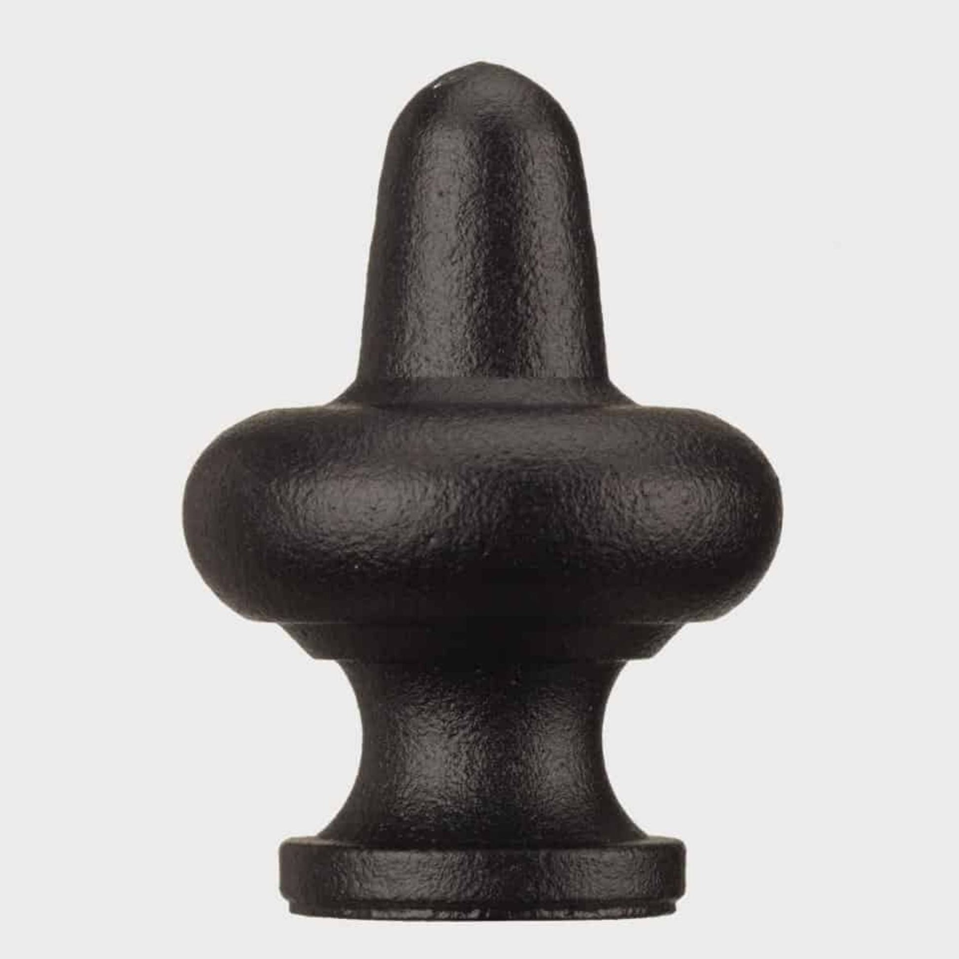 American Gas Lamp Works Cosmopolitan 1600R 14" Timeless Black Residential Pier Mount Aluminum Natural Gas Lamp With Single Open Flame Burner Light Assembly, Frosted Tempered Glass Panes and Bishop Finial