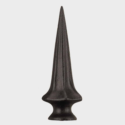 American Gas Lamp Works Cosmopolitan 1600R 14" Timeless Black Residential Pier Mount Aluminum Propane Gas Lamp With Dual Inverted Gas Mantle Light Assembly, Frosted Tempered Glass Panes and Spike Finial