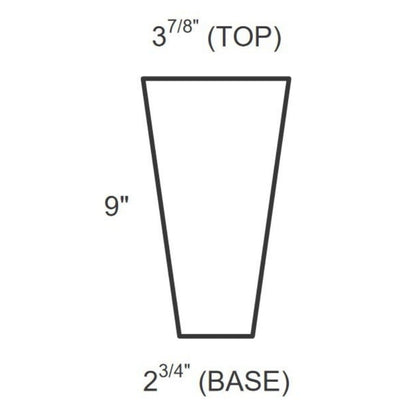 American Gas Lamp Works G9B Beveled Tempered Glass Panes for 6-Sided Residential Lamps