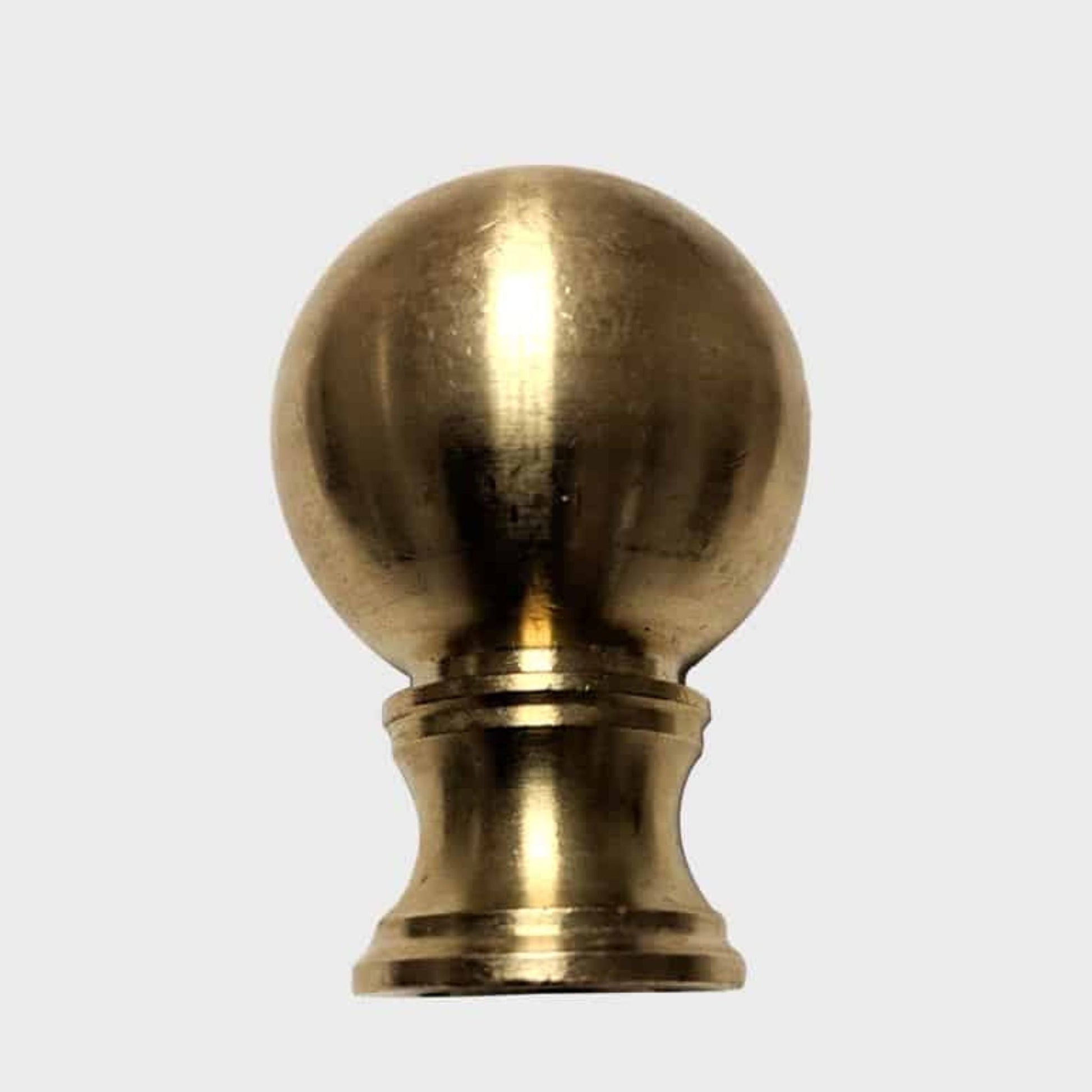 American Gas Lamp Works Grand Bavarian 3200R 20" Mid-Size Charcoal Gray Pier Mount Aluminum Propane Gas Lamp With Triple Inverted Gas Mantle Light Assembly, Flat Tempered Glass Panes and Small Brass Ball Finial