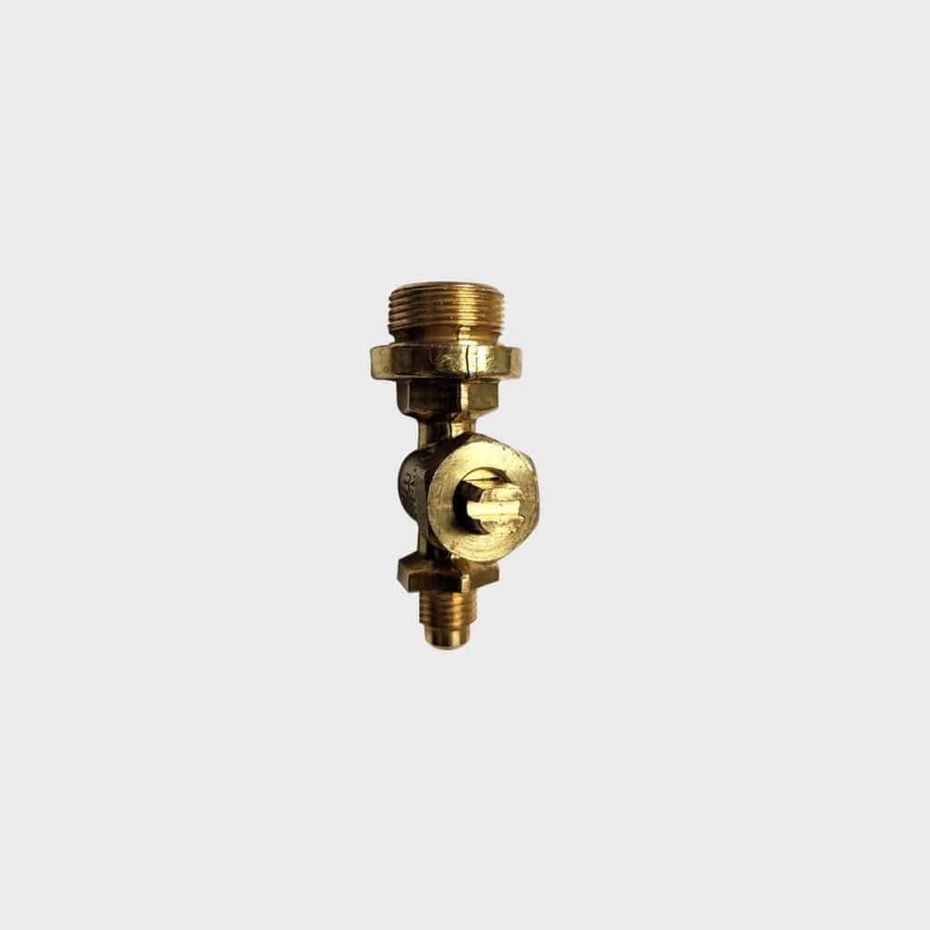 American Gas Lamp Works VL1 Brass Valve with Orifice for OF1 Open Flame and Gas Mantle Burners