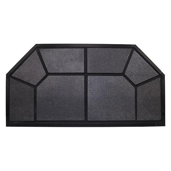 American Panel Traditional 40" x 40" Standard Volcanic Sand Original Edge Type 2 Ceramic Hearth Board