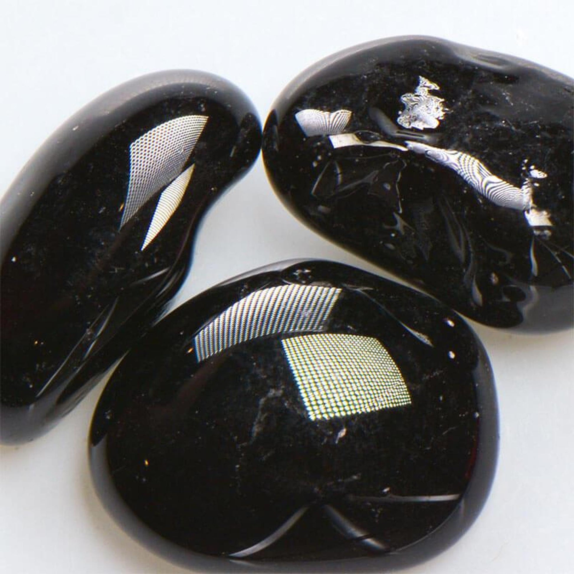 American Specialty Glass Black Licorice Medium Size Jelly Bean Glass - 10 Lbs