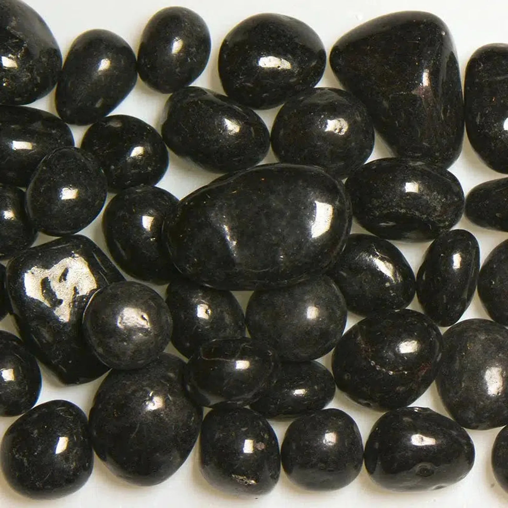 American Specialty Glass Black Licorice Size 3 Jelly Bean Glass - 1 Lb