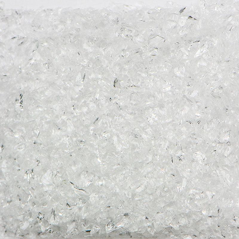 American Specialty Glass Crystal Clear Size 0 Terrazzo Glass - 25 Lbs