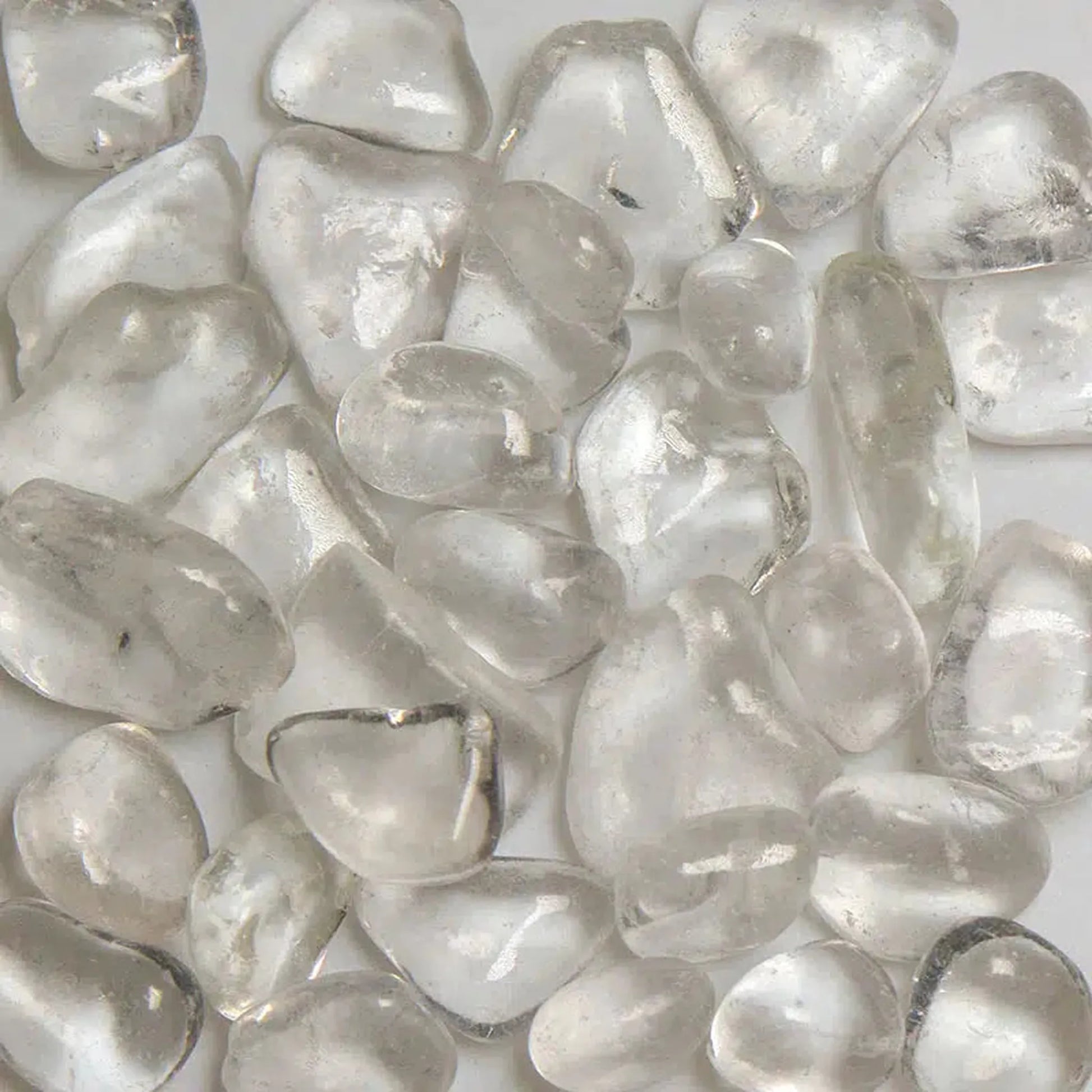 American Specialty Glass Glacier Ice Size 3 Jelly Bean Glass - 10 Lbs