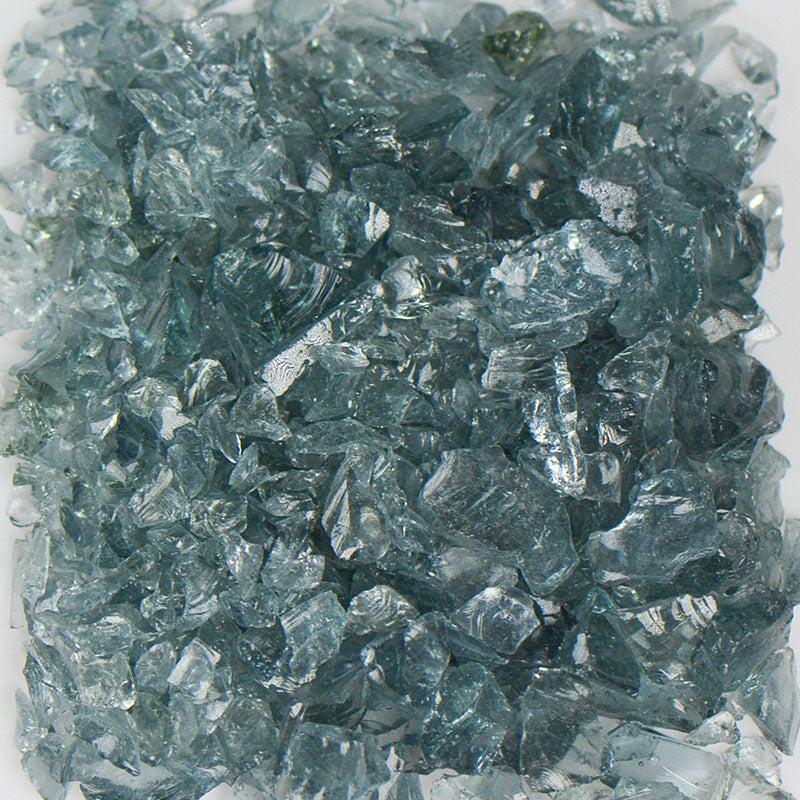 American Specialty Glass Gray Size 1 Terrazzo Glass - 25 Lbs