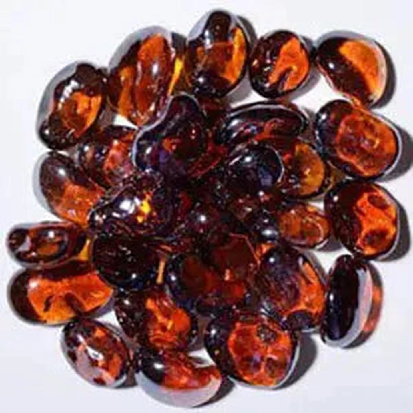 American Specialty Glass Root Beer Iridescent Medium Size Jelly Bean Glass - 1 Lb
