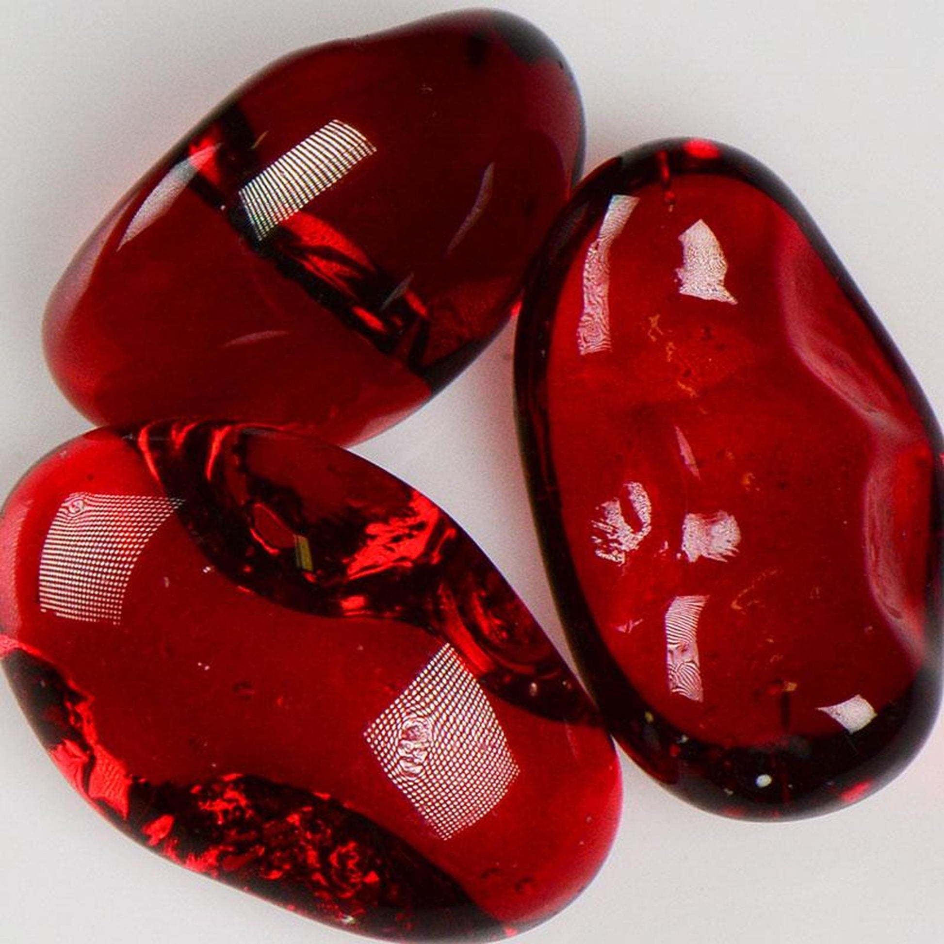 American Specialty Glass Strawberry Medium Size Jelly Bean Glass - 10 Lbs