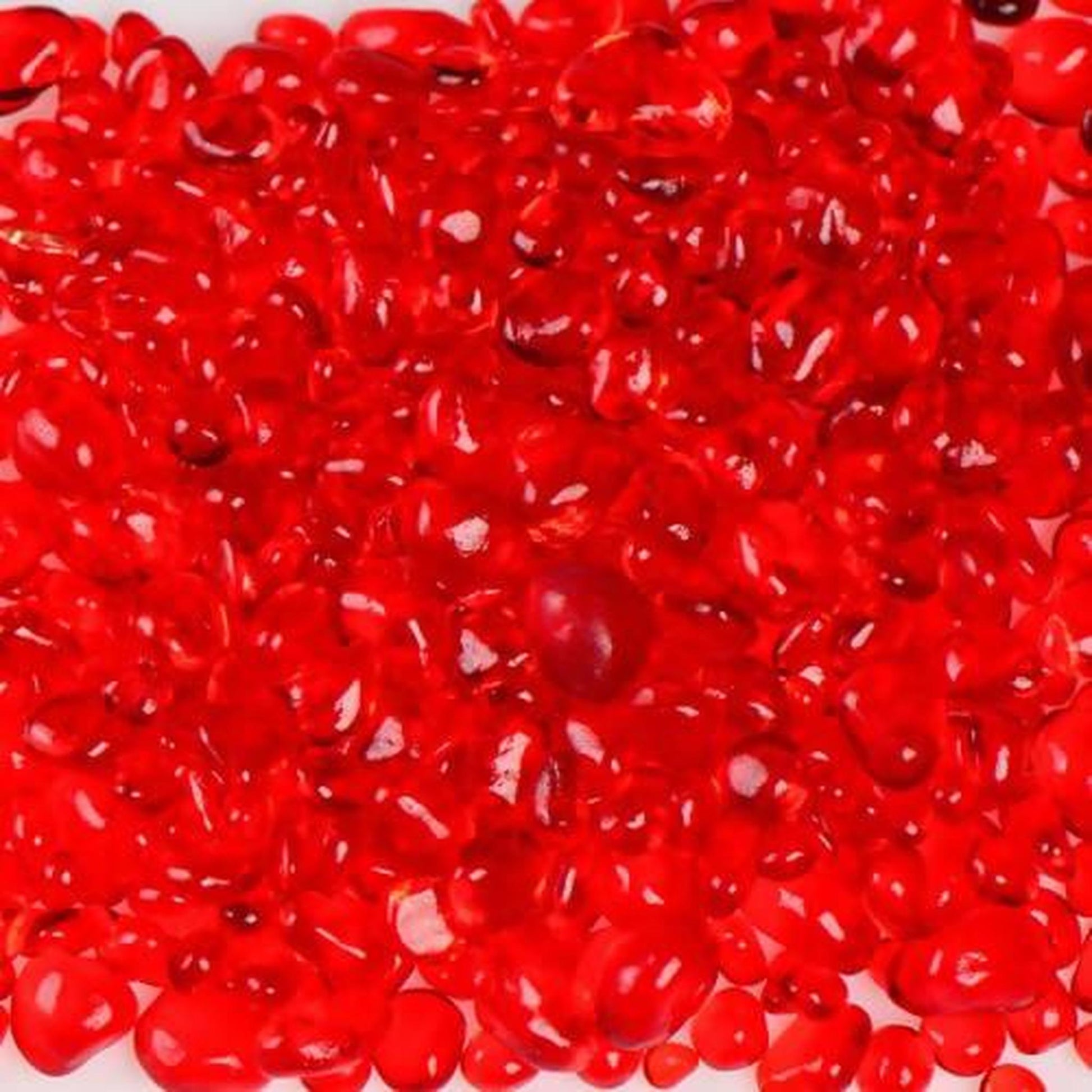 American Specialty Glass Strawberry Size 1 Jelly Bean Glass - 10 Lbs