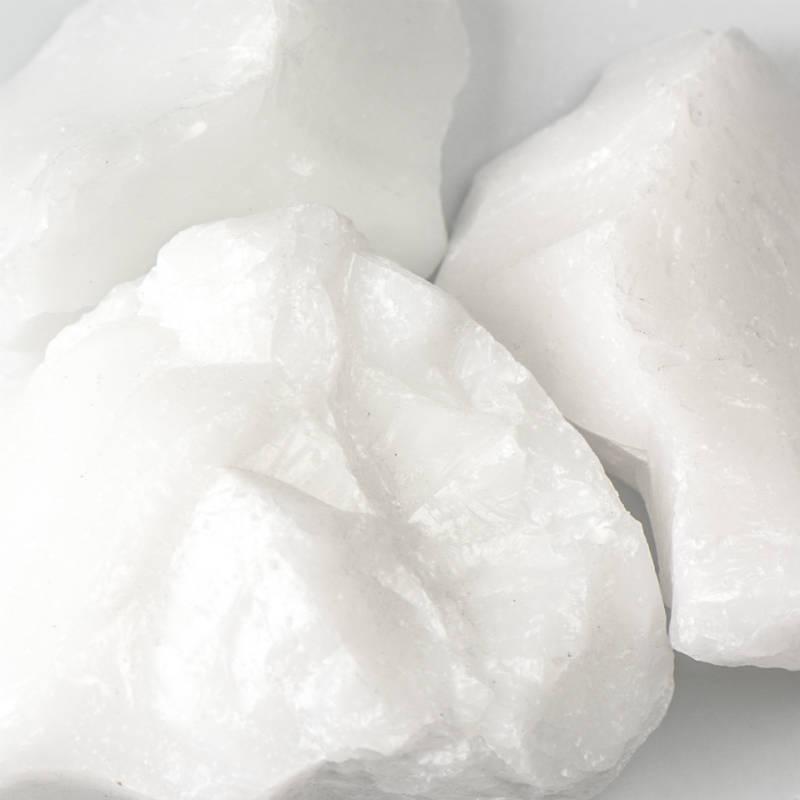 American Specialty Glass White Large Tumbled Landscape Glass - 25 Lbs