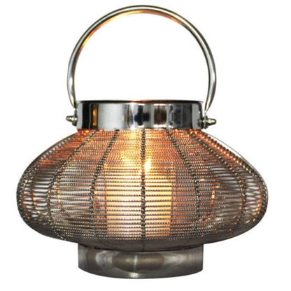 Anywhere Fireplace 10" Silver Venus Fireplace/Lantern – 2 in 1 Design