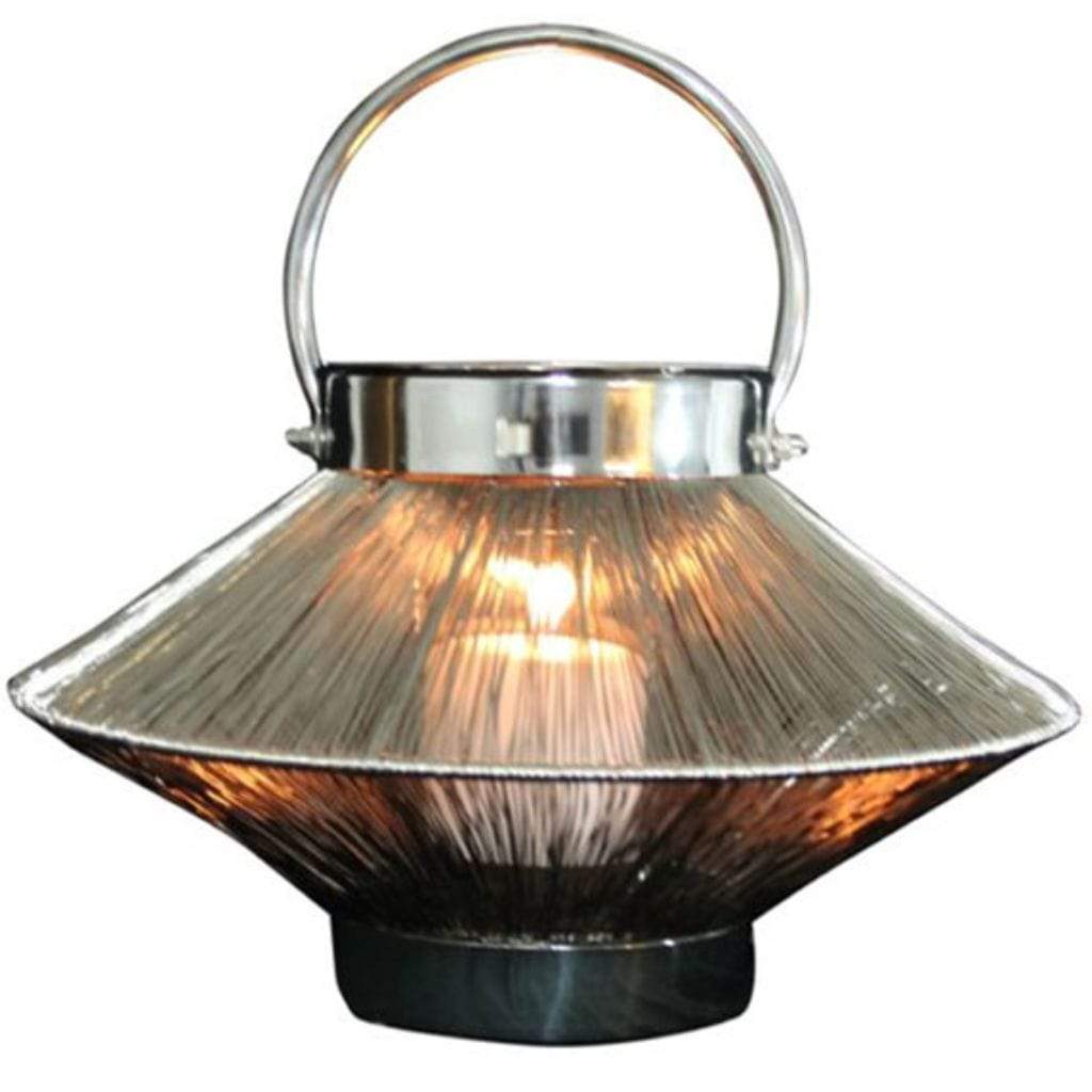 Anywhere Fireplace 13" Silver Saturn Fireplace/Lantern – 2 in 1 Design