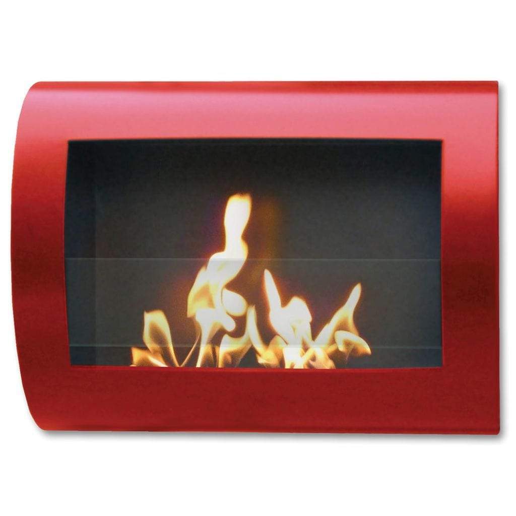 Anywhere Fireplace 19" Red Chelsea Wall Mount Bio-ethanol Fireplace