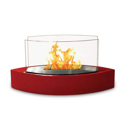 Anywhere Fireplace 8" Red Lexington Tabletop Bio-ethanol Fireplace