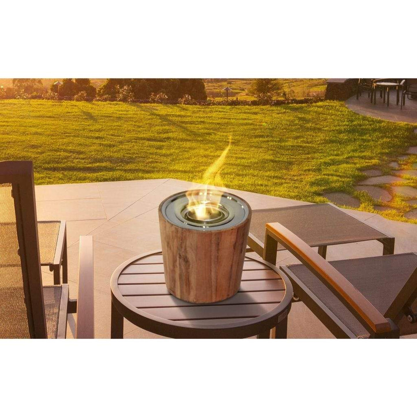 Anywhere Fireplace 8" Teak Sag Harbor Fire Bowl