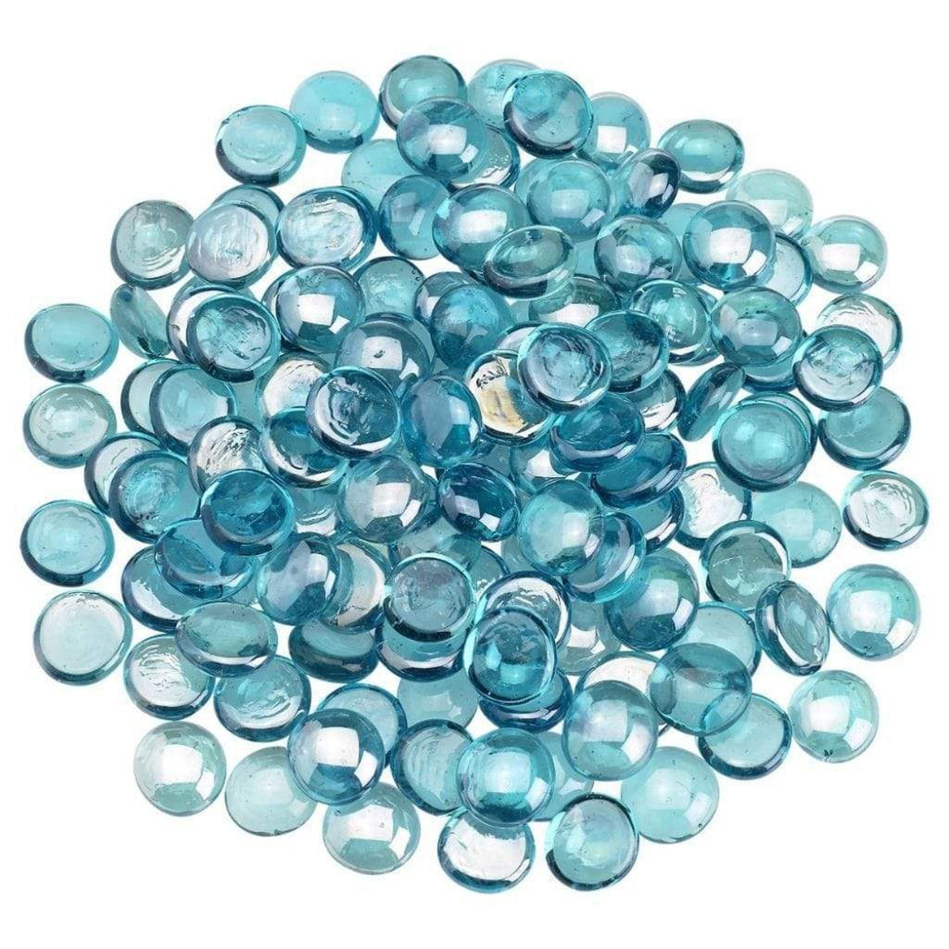 Aqua Blue Luster Fire Beads, 10 lb. in Jar