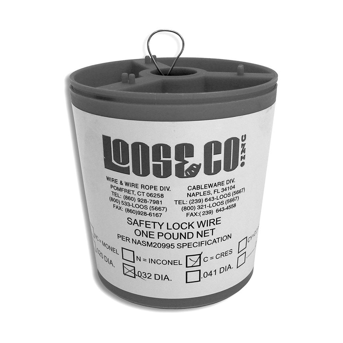 BDM Dalsin Line 1lb Can 366ft Stainless Steel Wire