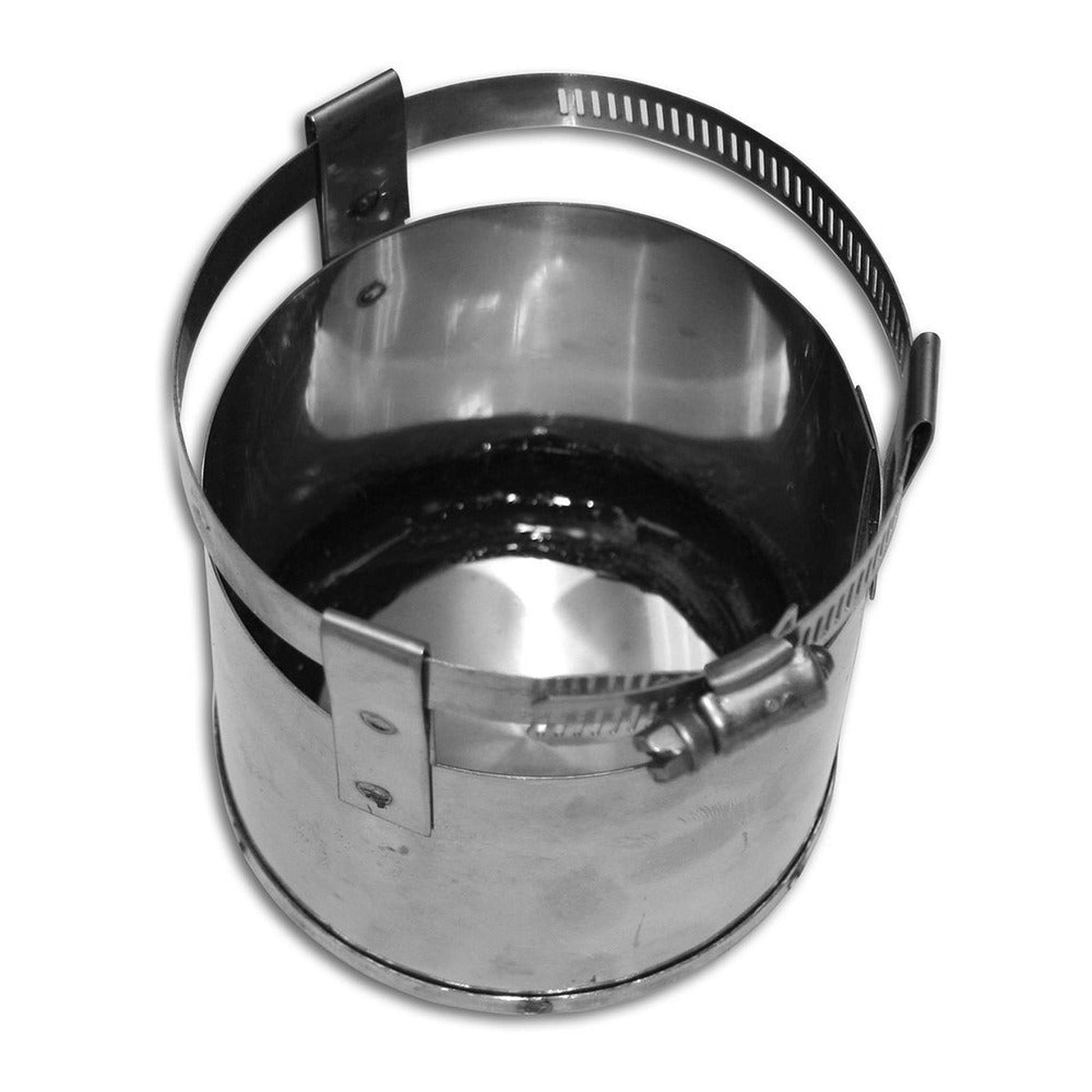 BDM Dalsin Line 3" 316L Stainless Steel Flex Pellet Tee Cap