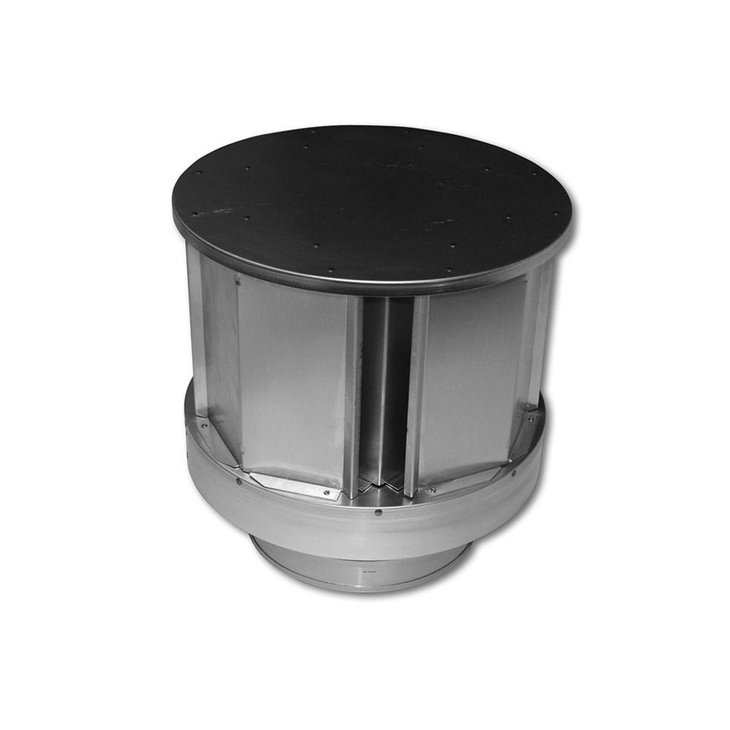 BDM Dalsin Line 3" x 3" Pro-Form Vertical Round Co-Linear Direct Vent Termination Cap without Base