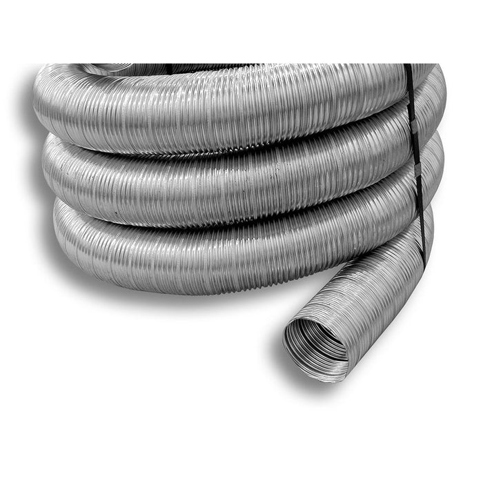 BDM Dalsin Line 6" x 25ft Stainless Steel Flex Liner Kit with 17.5" Support Plate