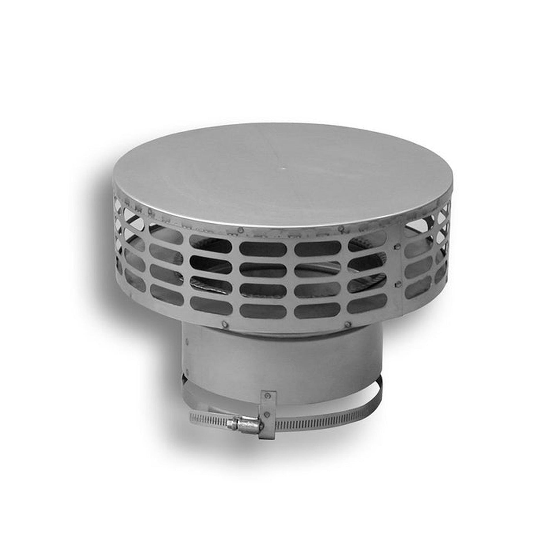 BDM Dalsin Line 7" Diameter 316L Stainless Steel Low Profile Flex Rain Cap